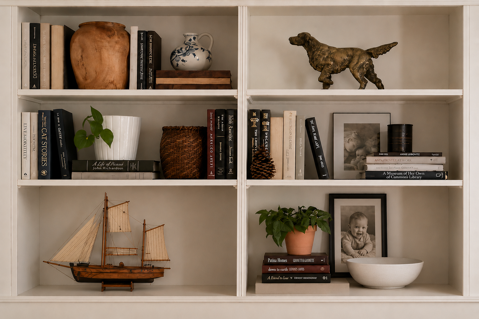 Styling Shelves Without the Clutter