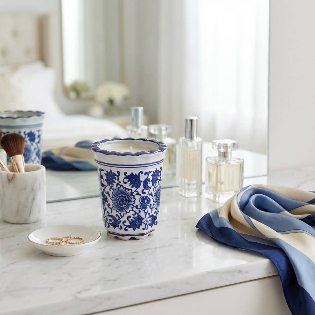 The Jasmine Chinoiserie Candle — 7 Oz