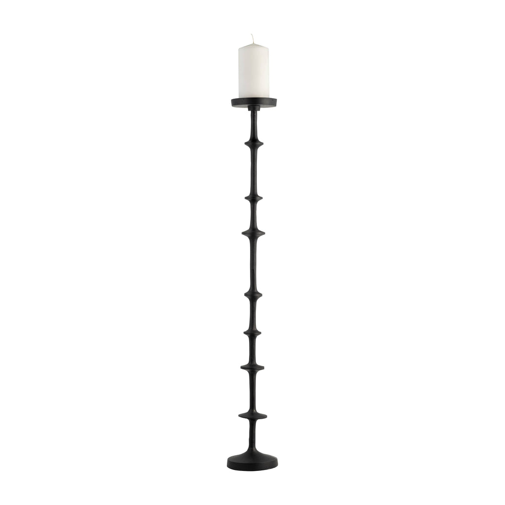 Floor Orb Pillar Candle Holder — 36 in