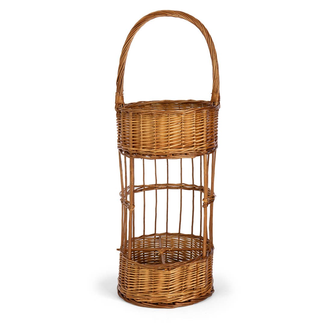 Handwoven Willow Bar Caddy