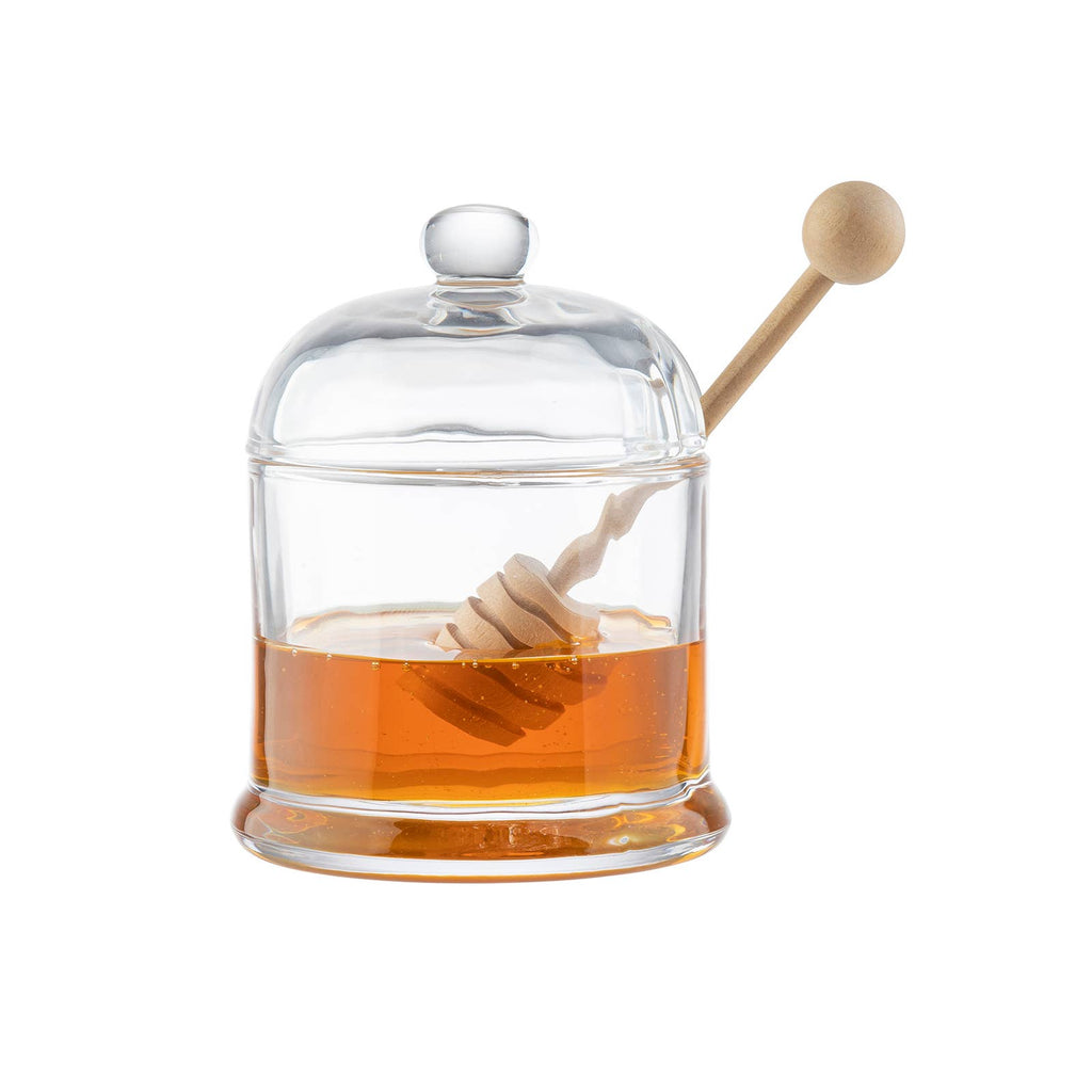 Glass Honey Jar with Dipper