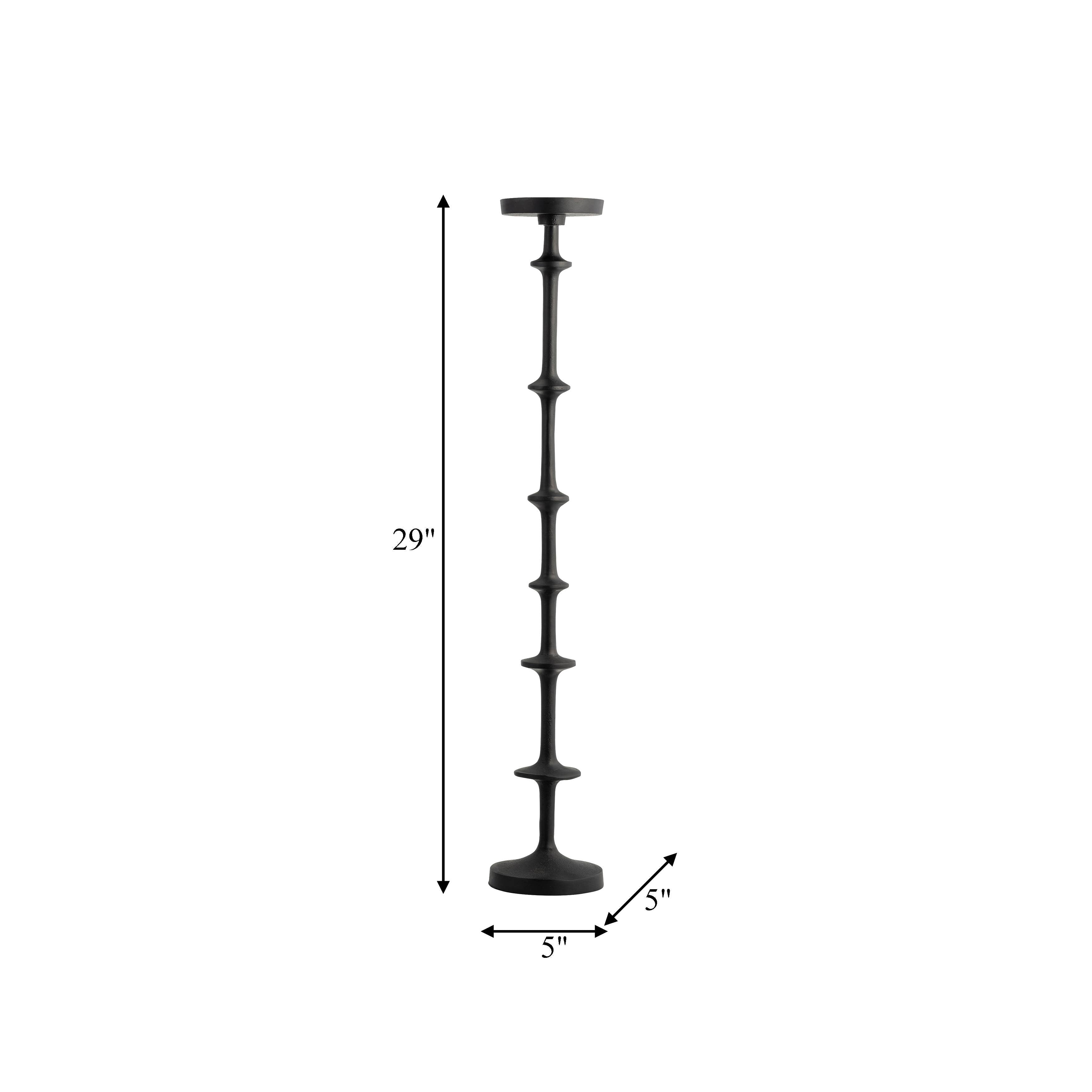 Floor Orb Pillar Candle Holder — 29 in