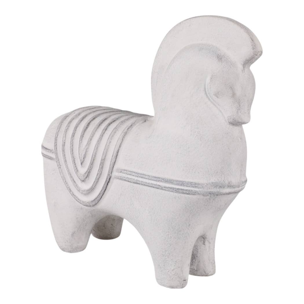 Ivory Horse Sculpture