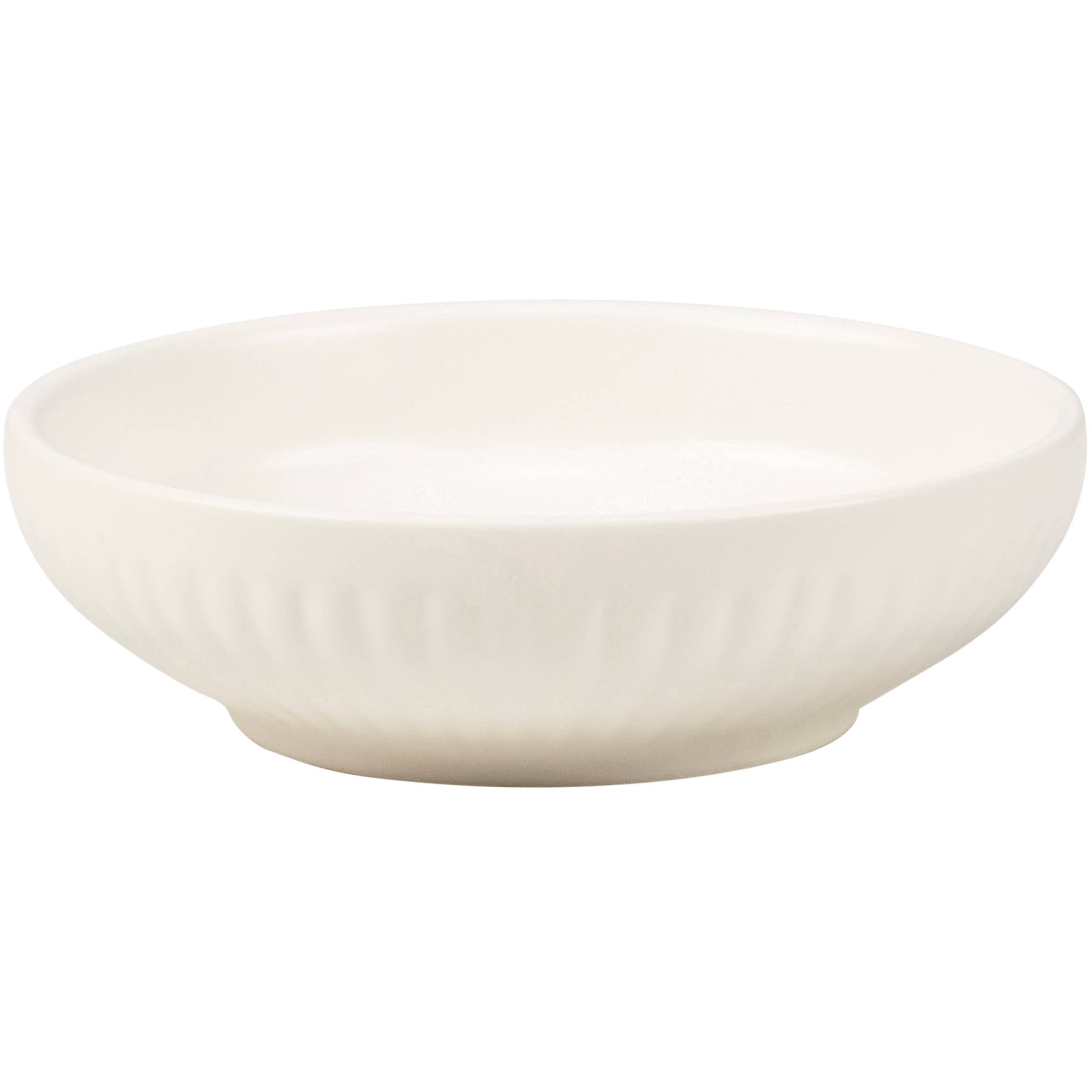 Ribbed Stoneware Bowl