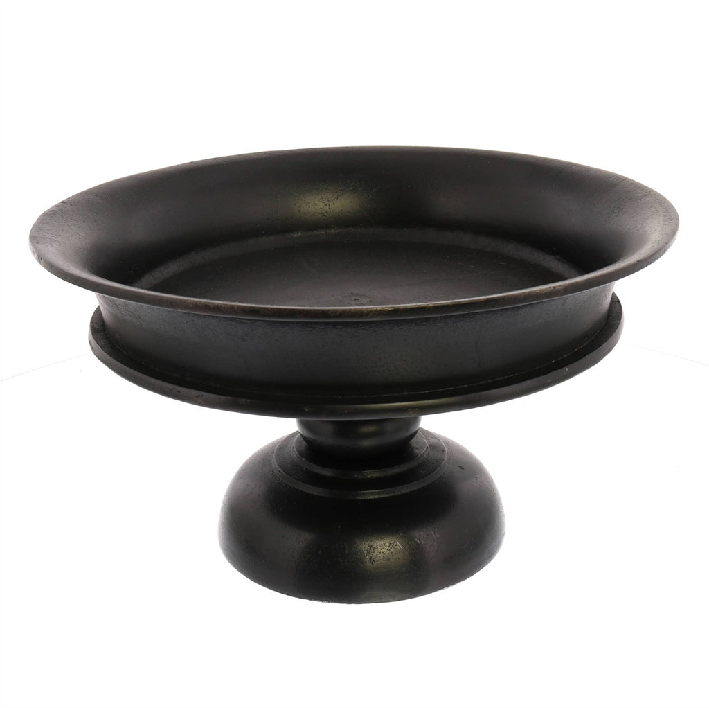 Kingston Pedestal Bowl — Small, Bronze