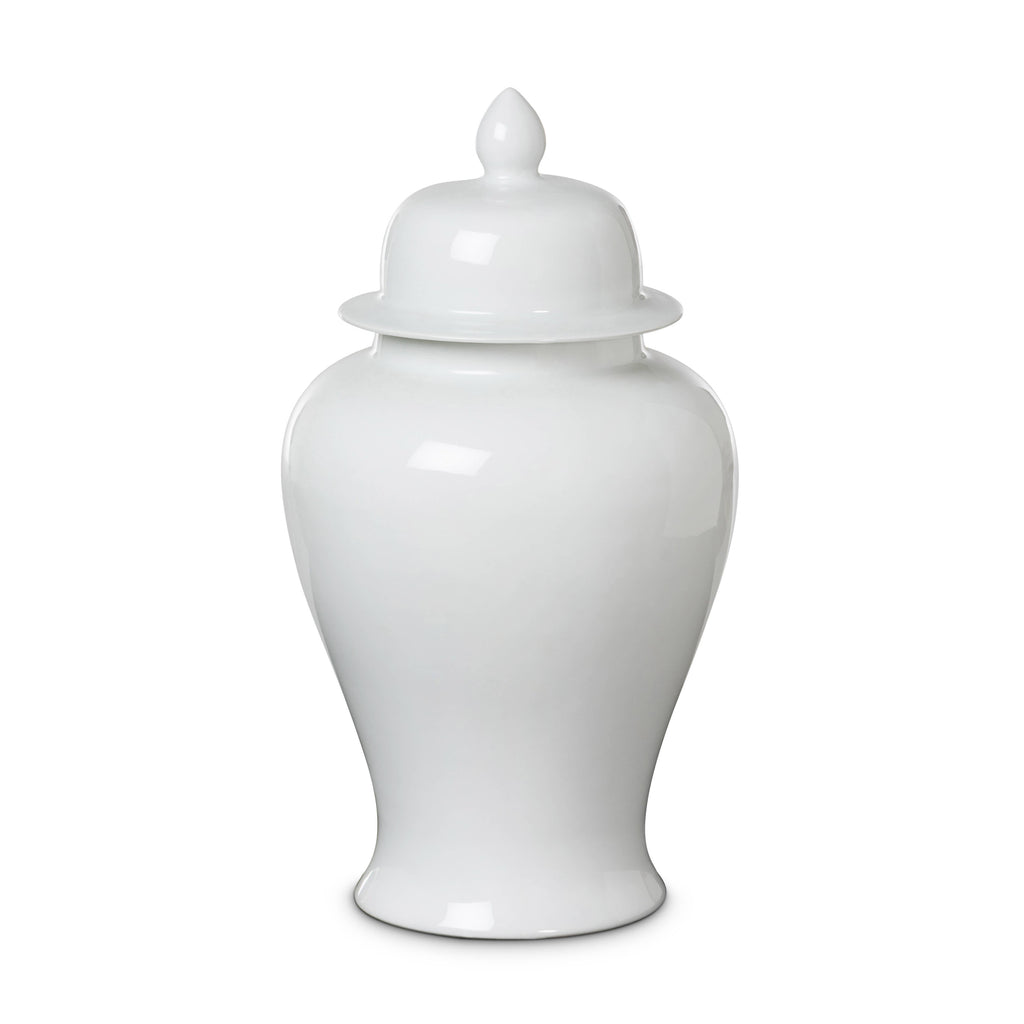 Imperial Ceramic Ginger Jar — Ivory (Small)