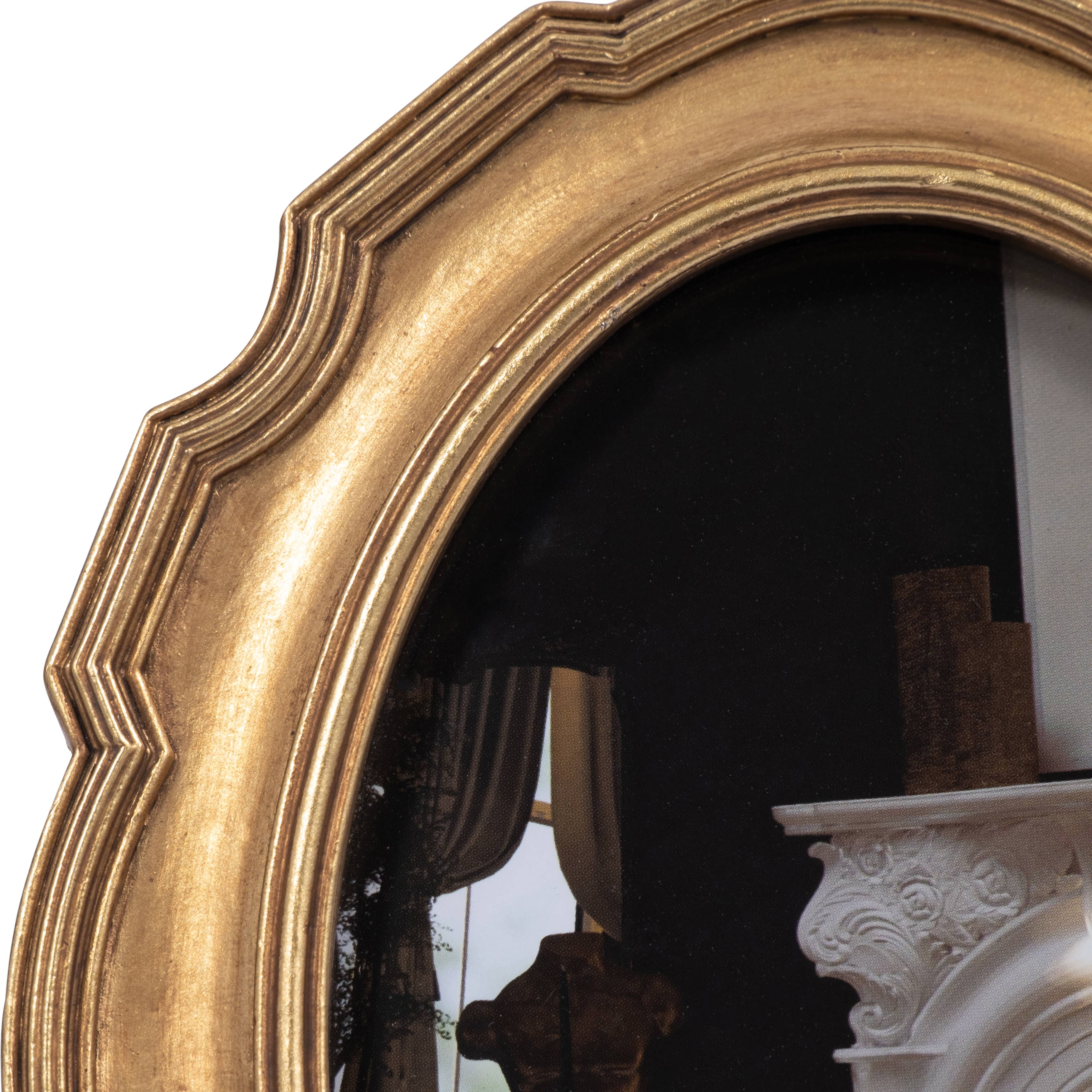 The Gilded Oval Frame — 4x6 in.