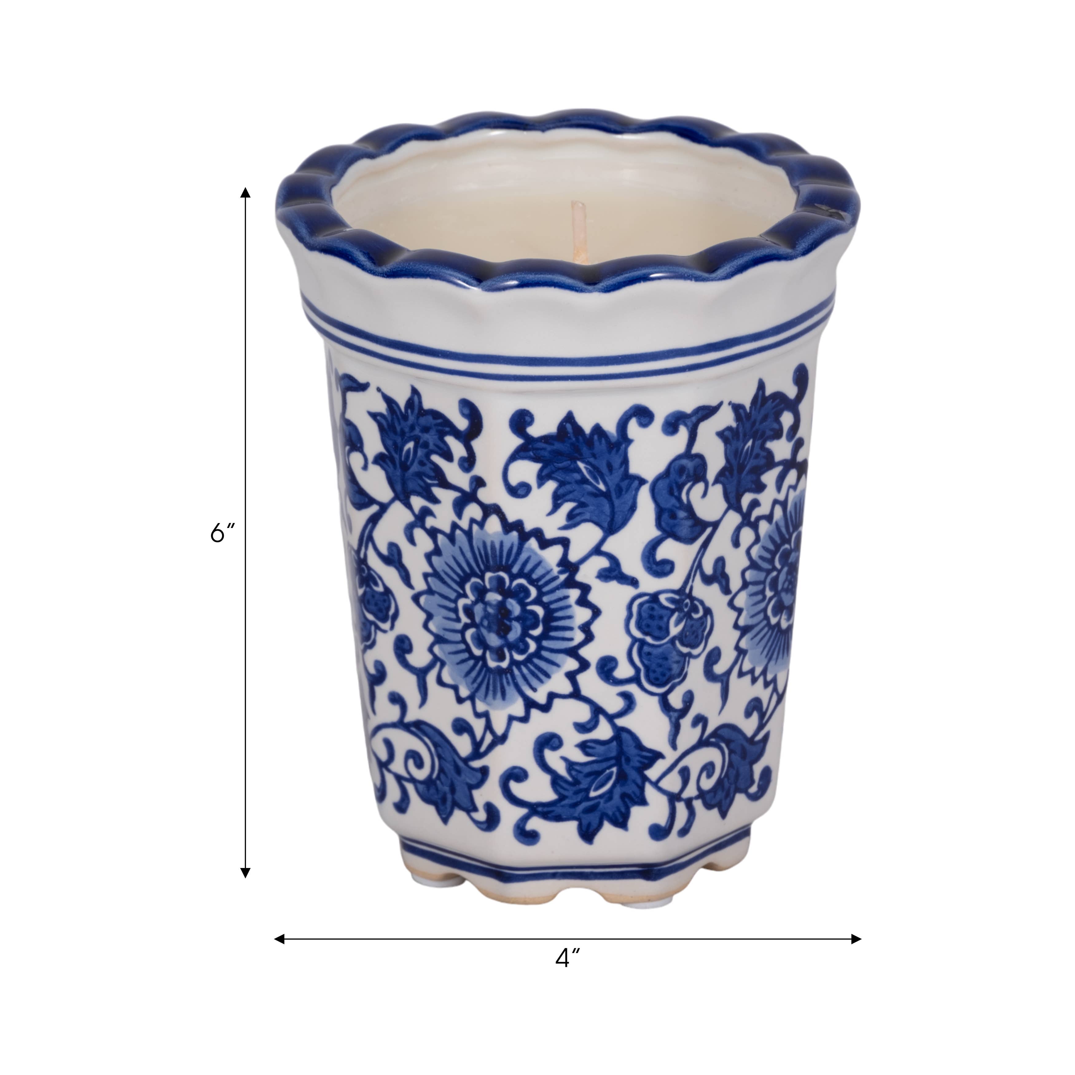 The Jasmine Chinoiserie Candle — 7 Oz