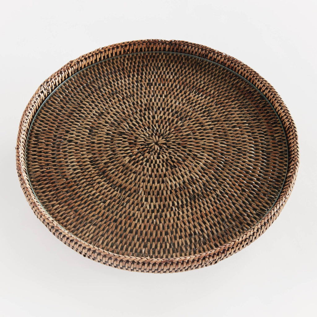 Burma Rattan Serving Stand