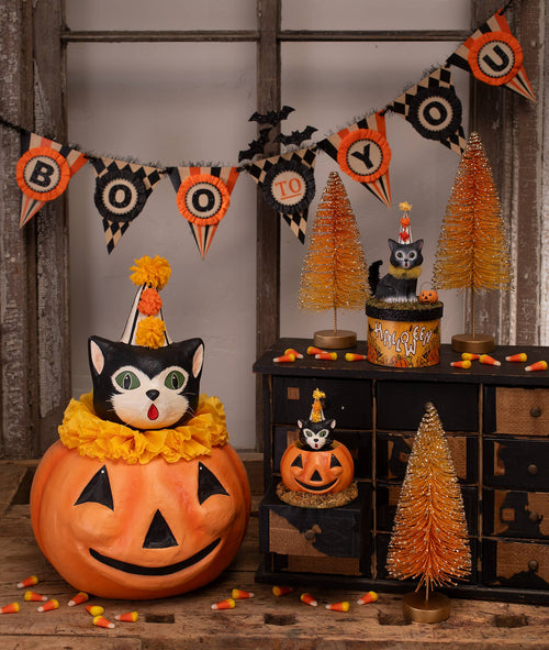 "Boo to You" Vintage Halloween Garland