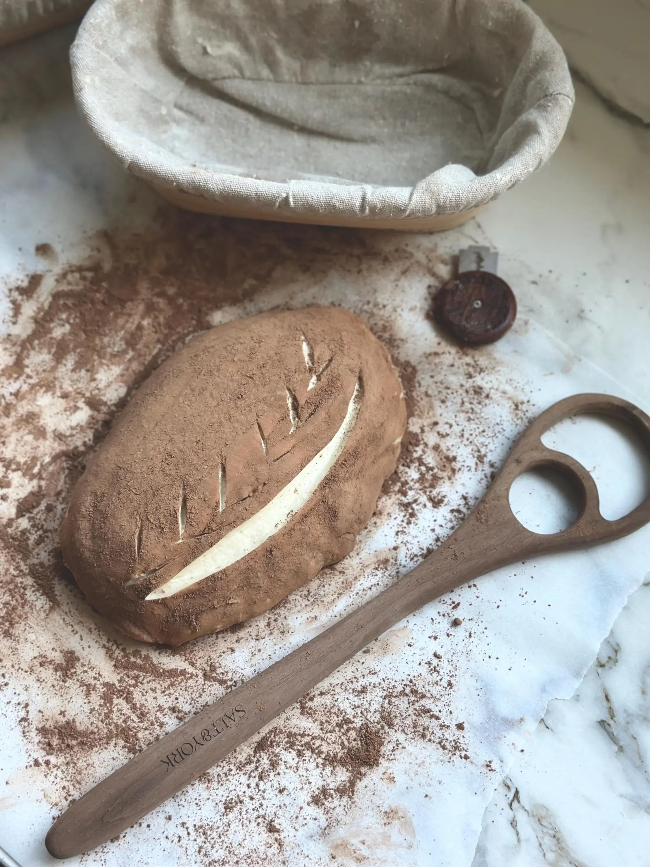 Black Walnut Dough Whisk