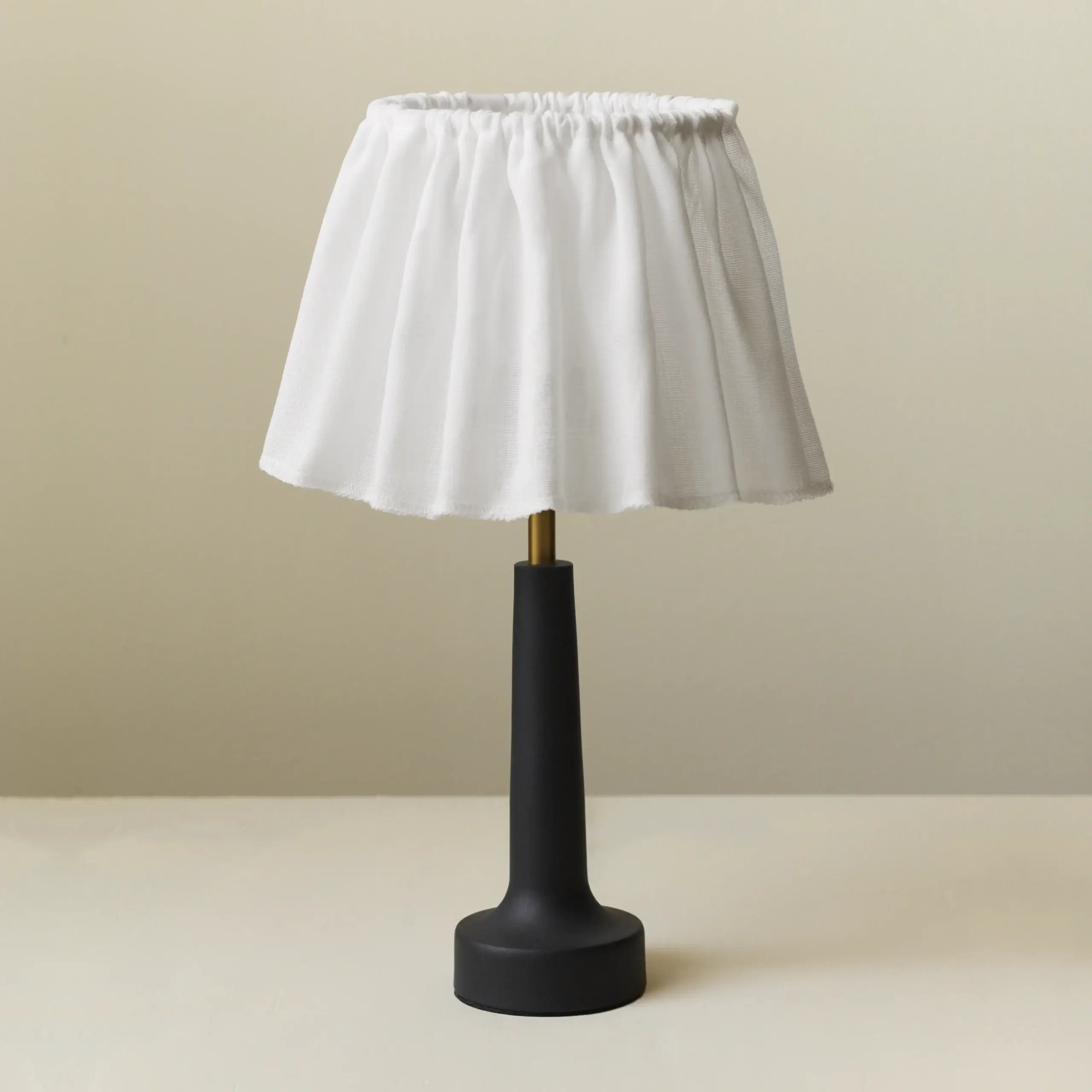 Petite Pleated Ruffled Table Lamp