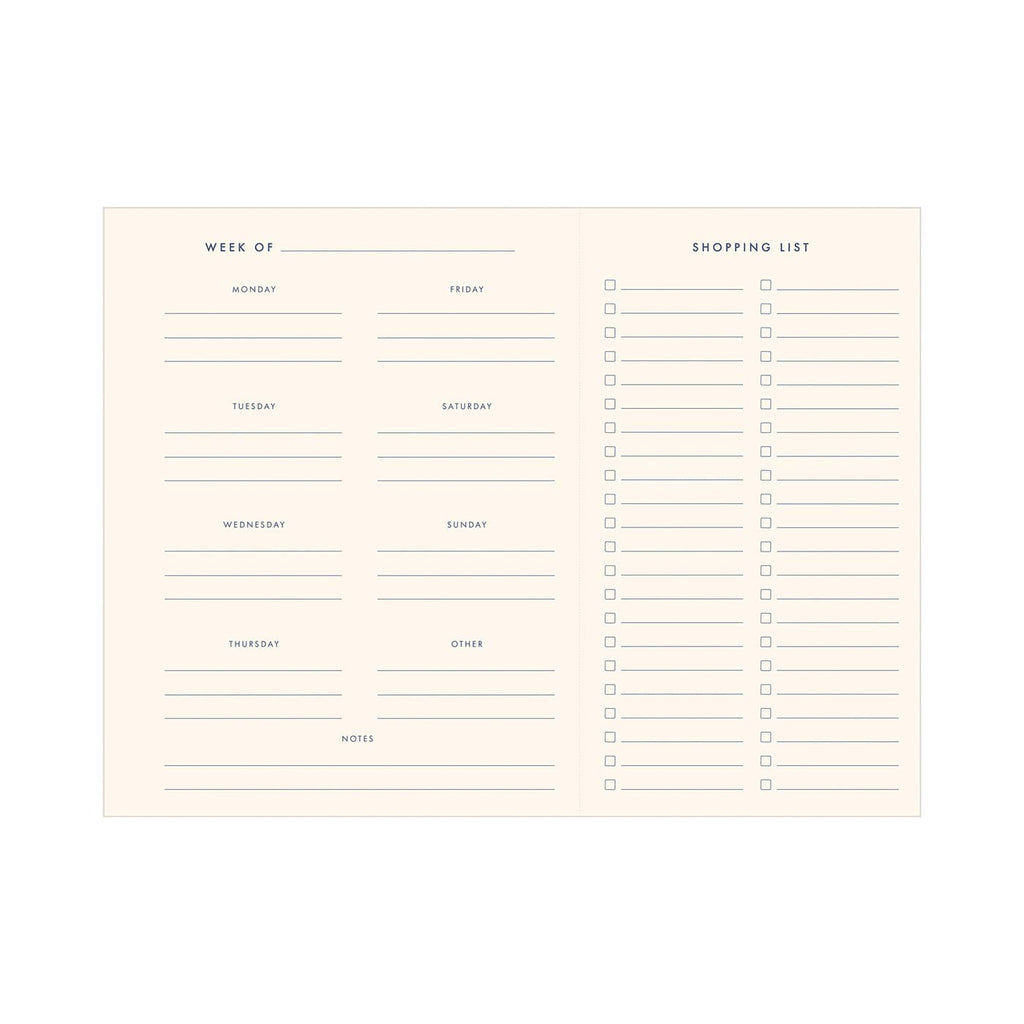 Standard Type Meal Planner