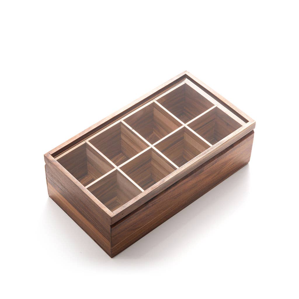 Acacia Wood Tea Box