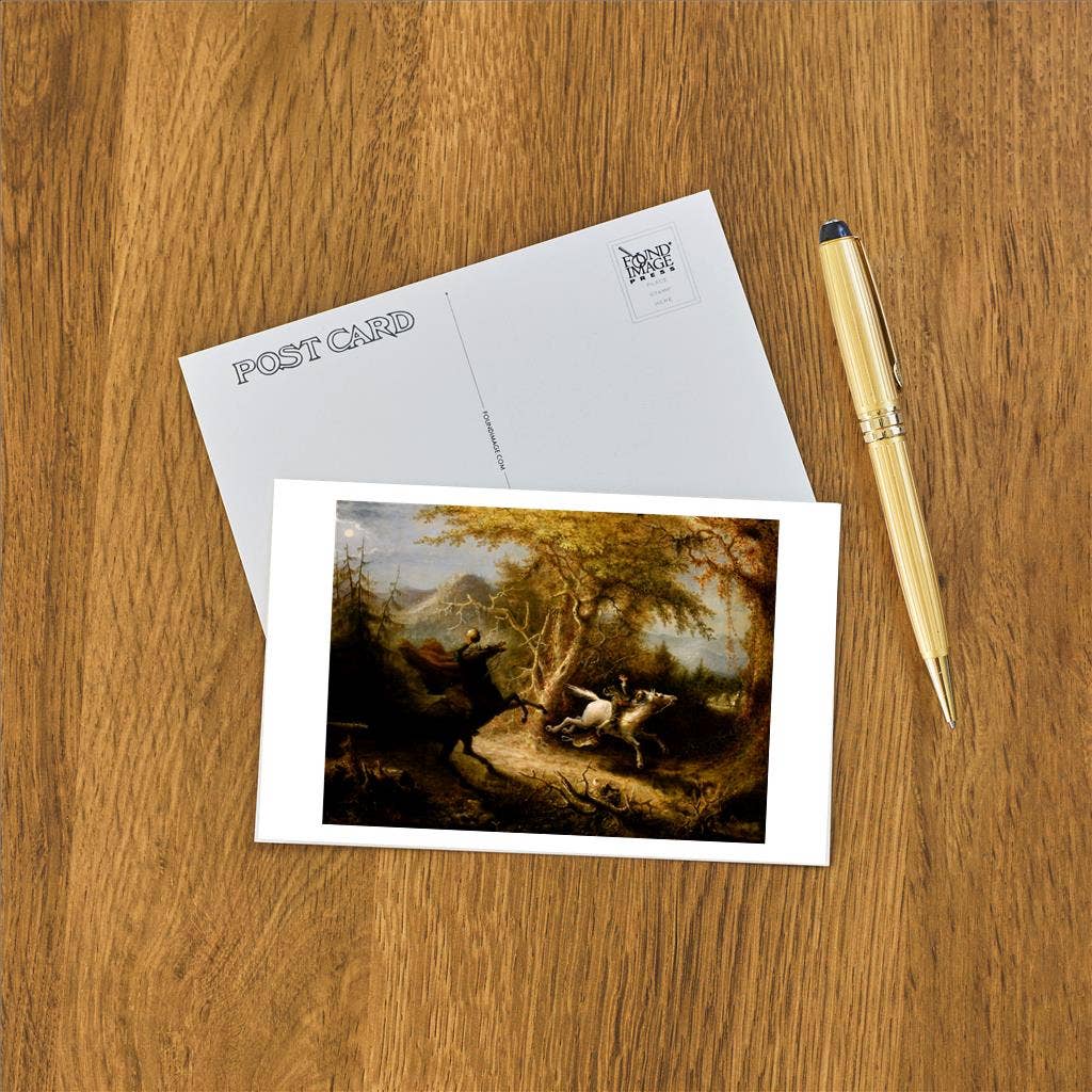 Sleepy Hollow Illustration Postcard