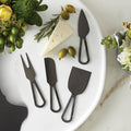 The Matte Black Cheese Knife Set