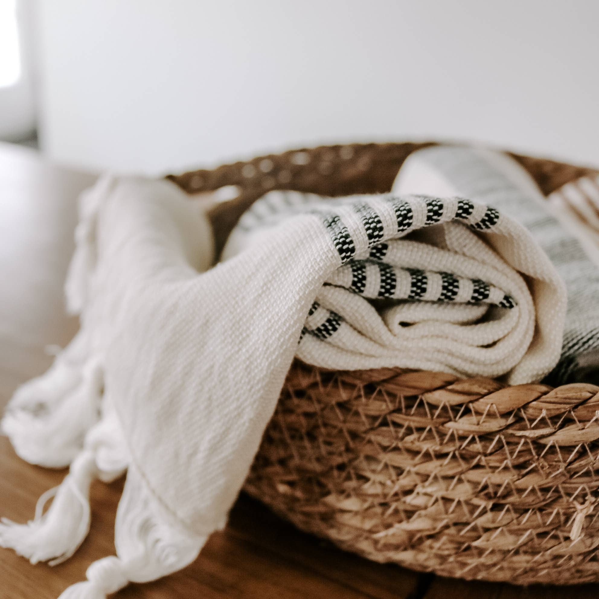Turkish Cotton Hand Towel — Multi Stripe