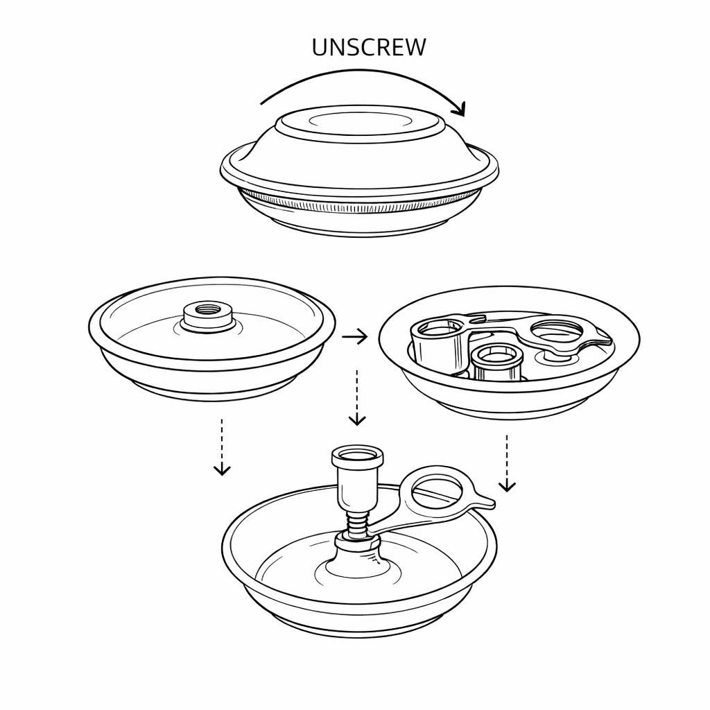 Brighton Bun Traveling Chamberstick Set