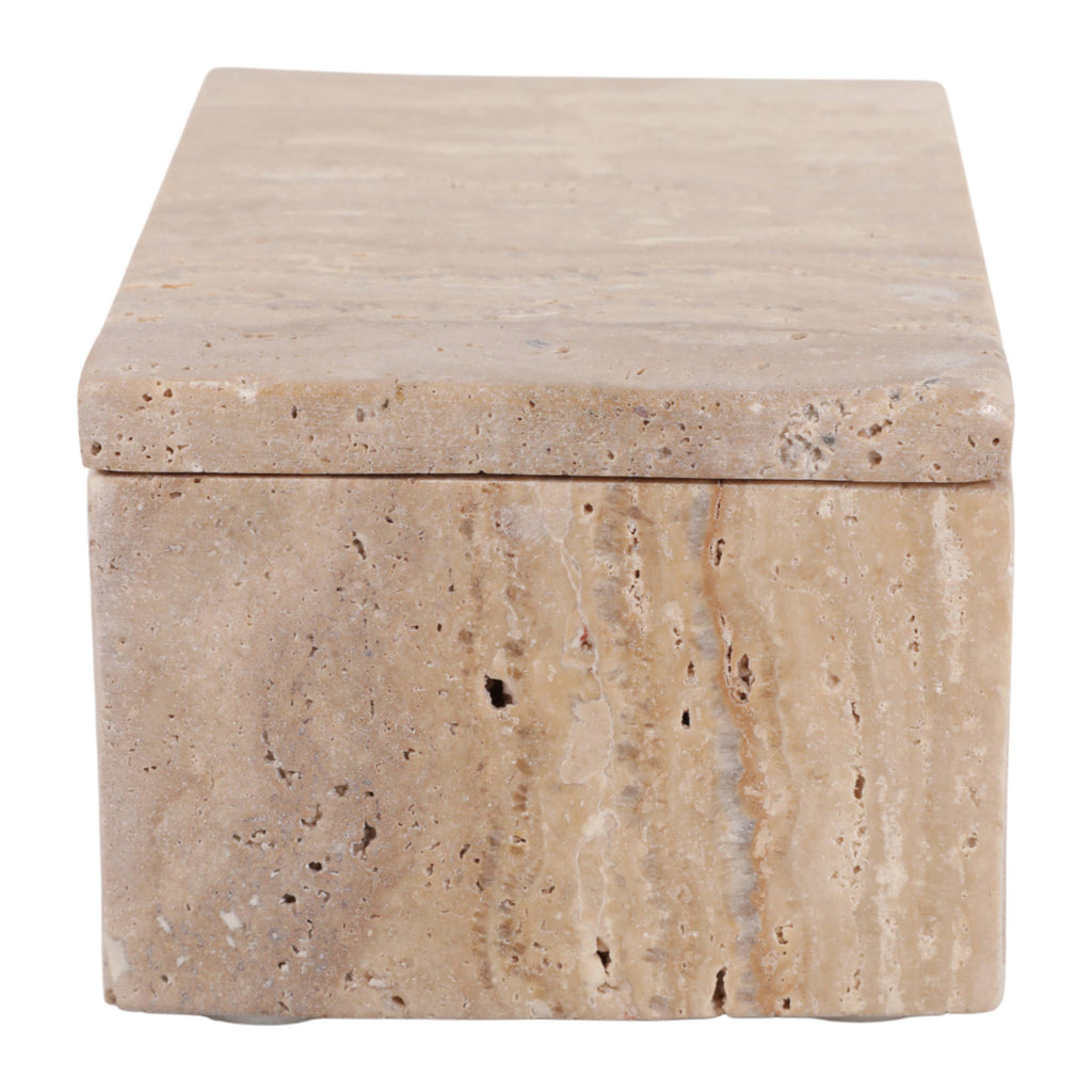 Travertine Rectangular Box