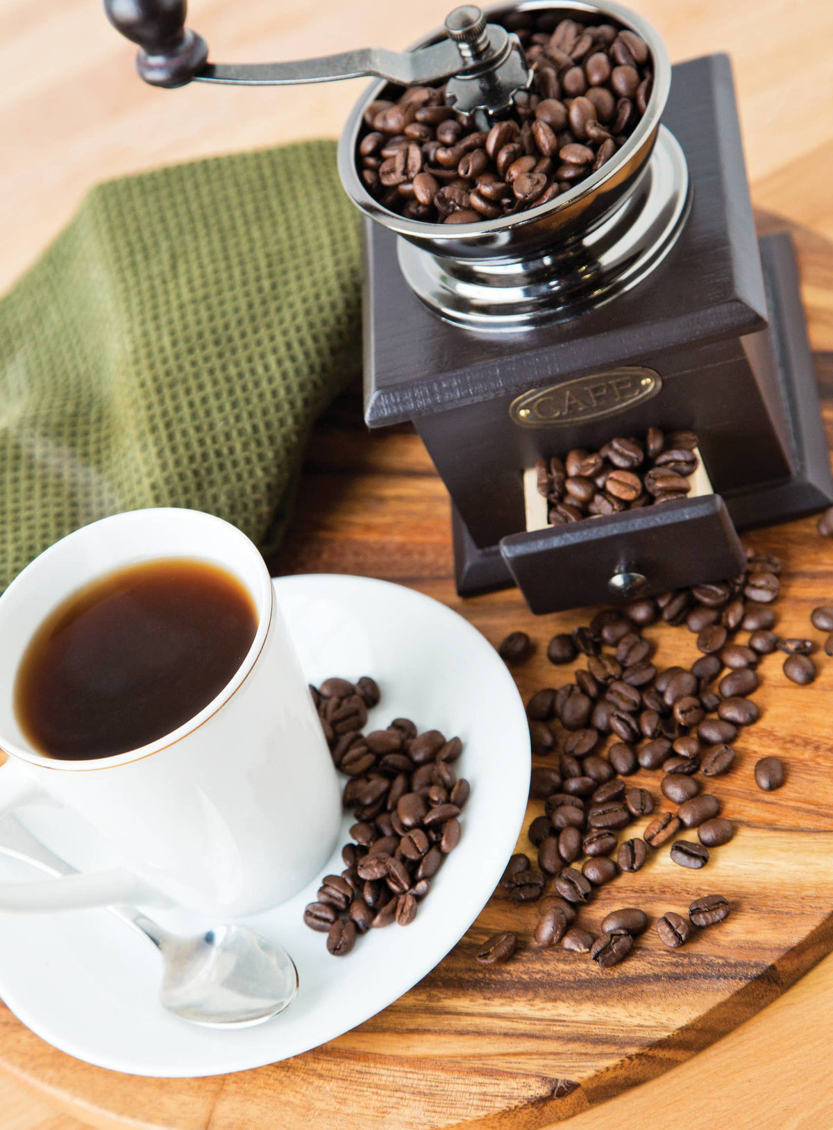 Old-World Hand-Crank Coffee Grinder