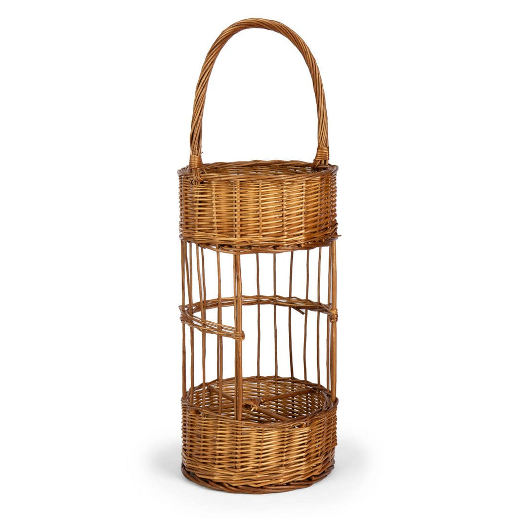 Handwoven Willow Bar Caddy