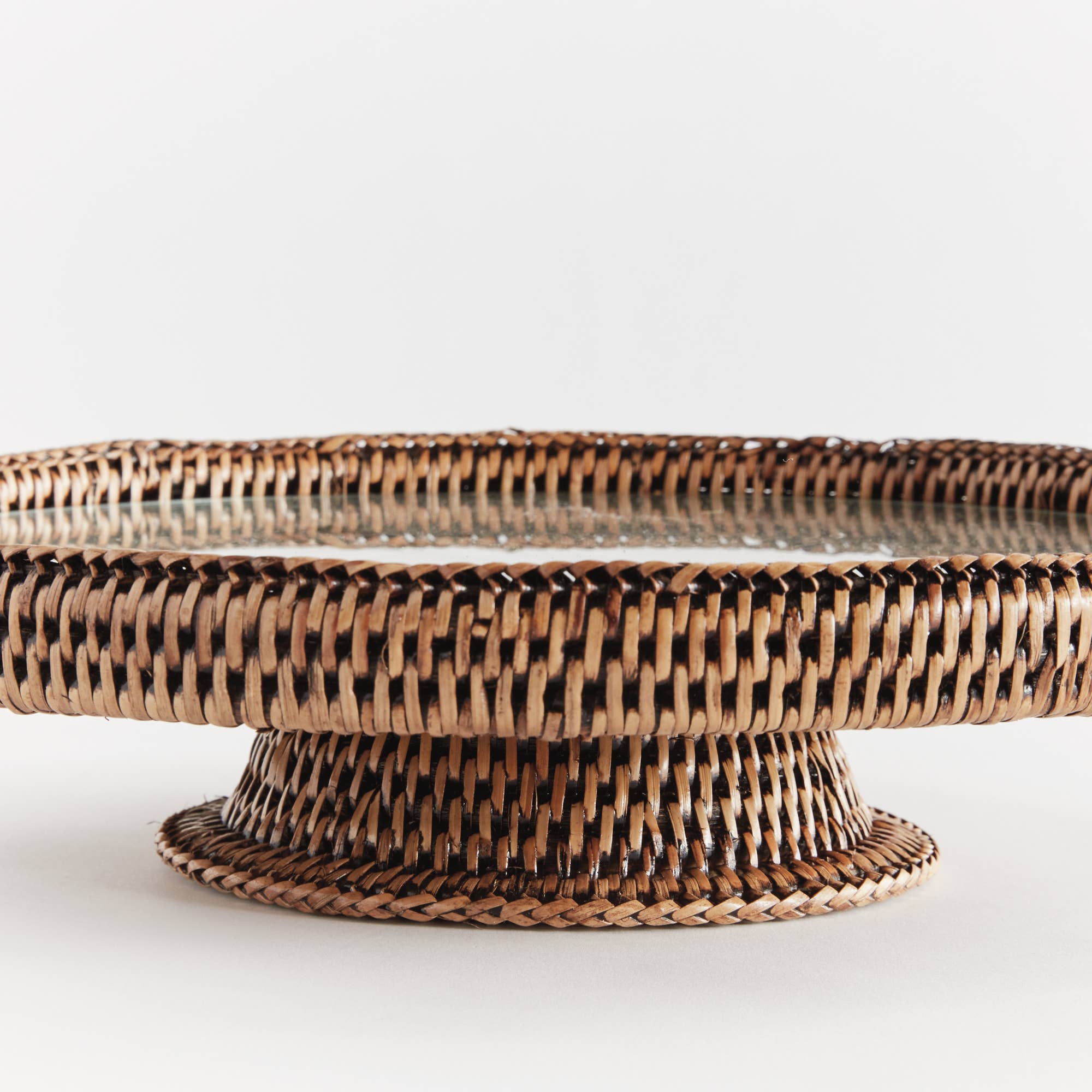 Burma Rattan Serving Stand