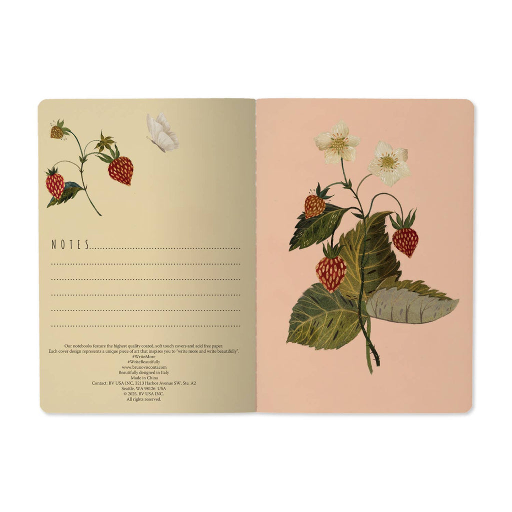 Strawberry Botanical Notebook