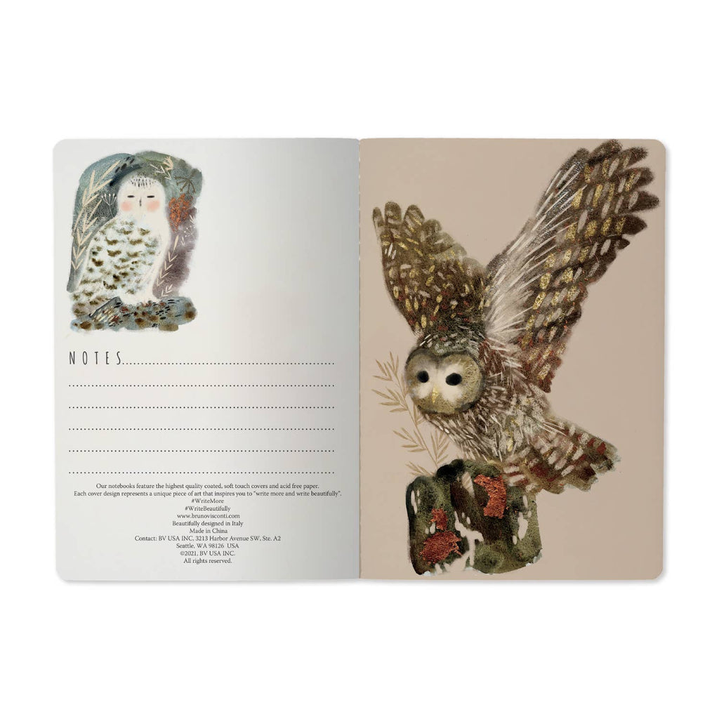 Owls A5 Notebook