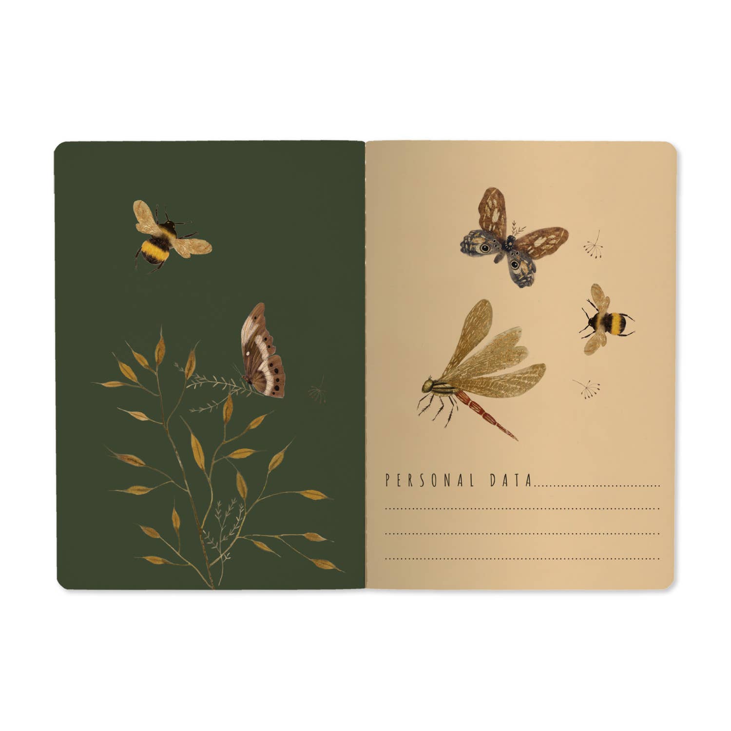 Butterflies and Friends A5 Notebook
