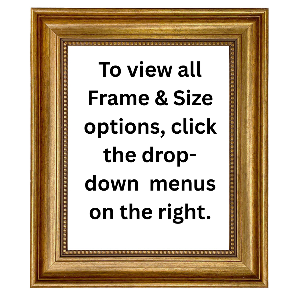 Rabbits in the Landscape Framed Canvas Art