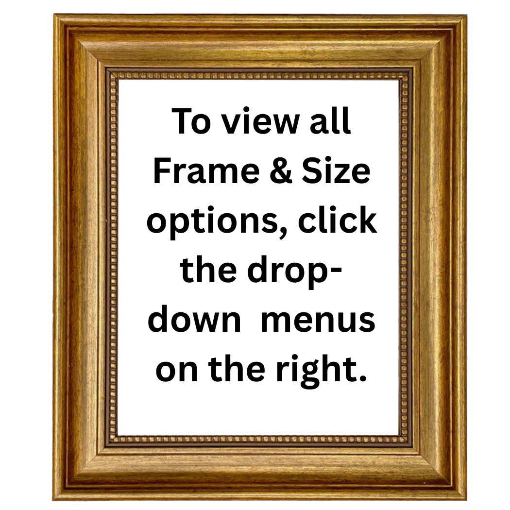 Rabbits in the Landscape Framed Canvas Art