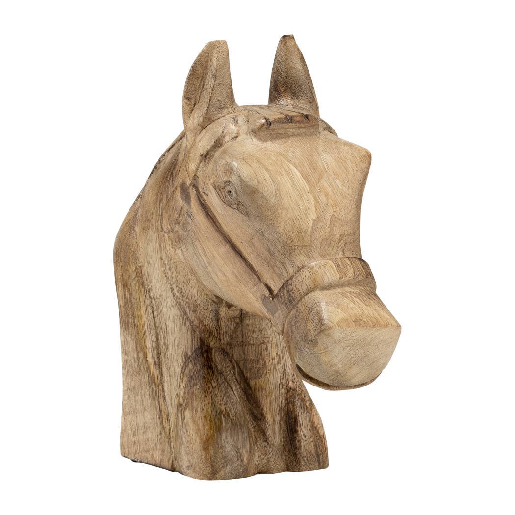 Wood Handcrafted Horse Head