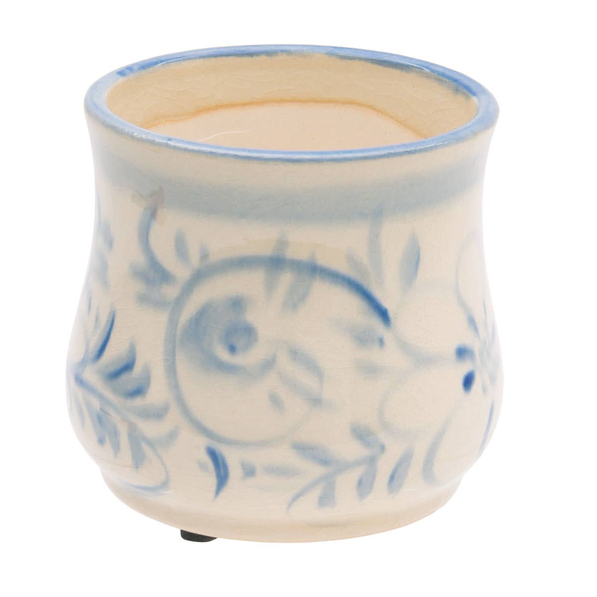 Antique Floral Planter