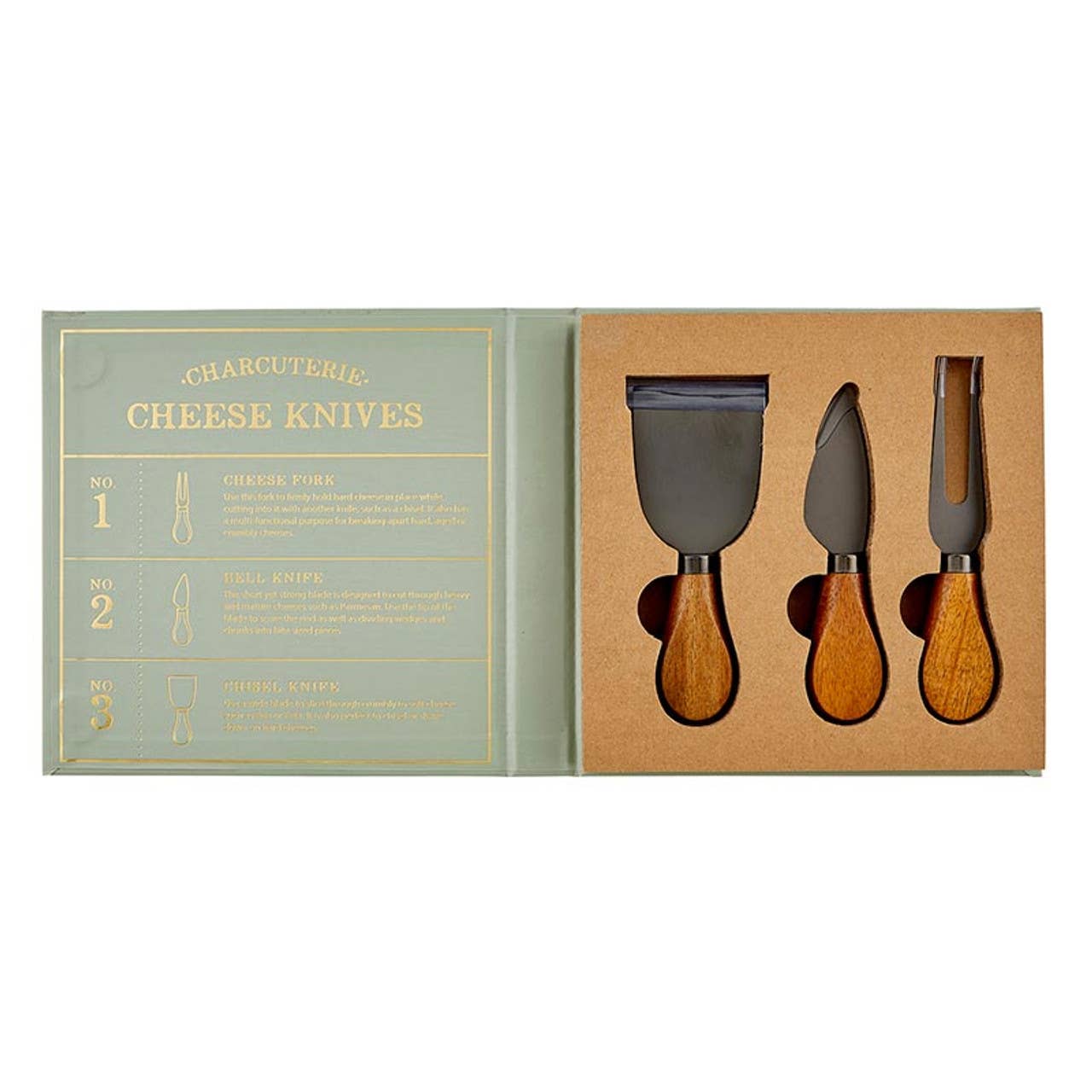 Acacia Cheese Knife Set