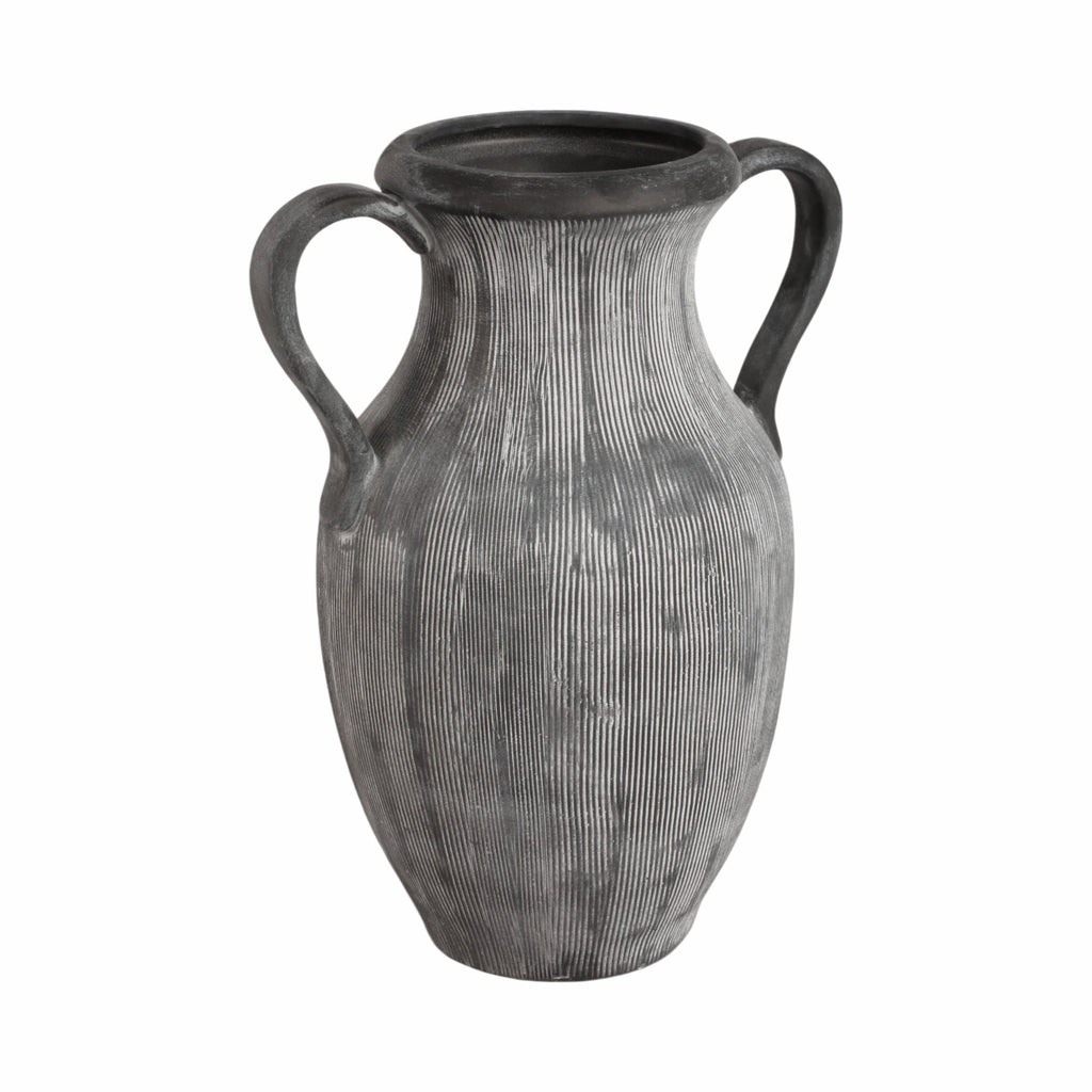 The Noir Stoneware Vase