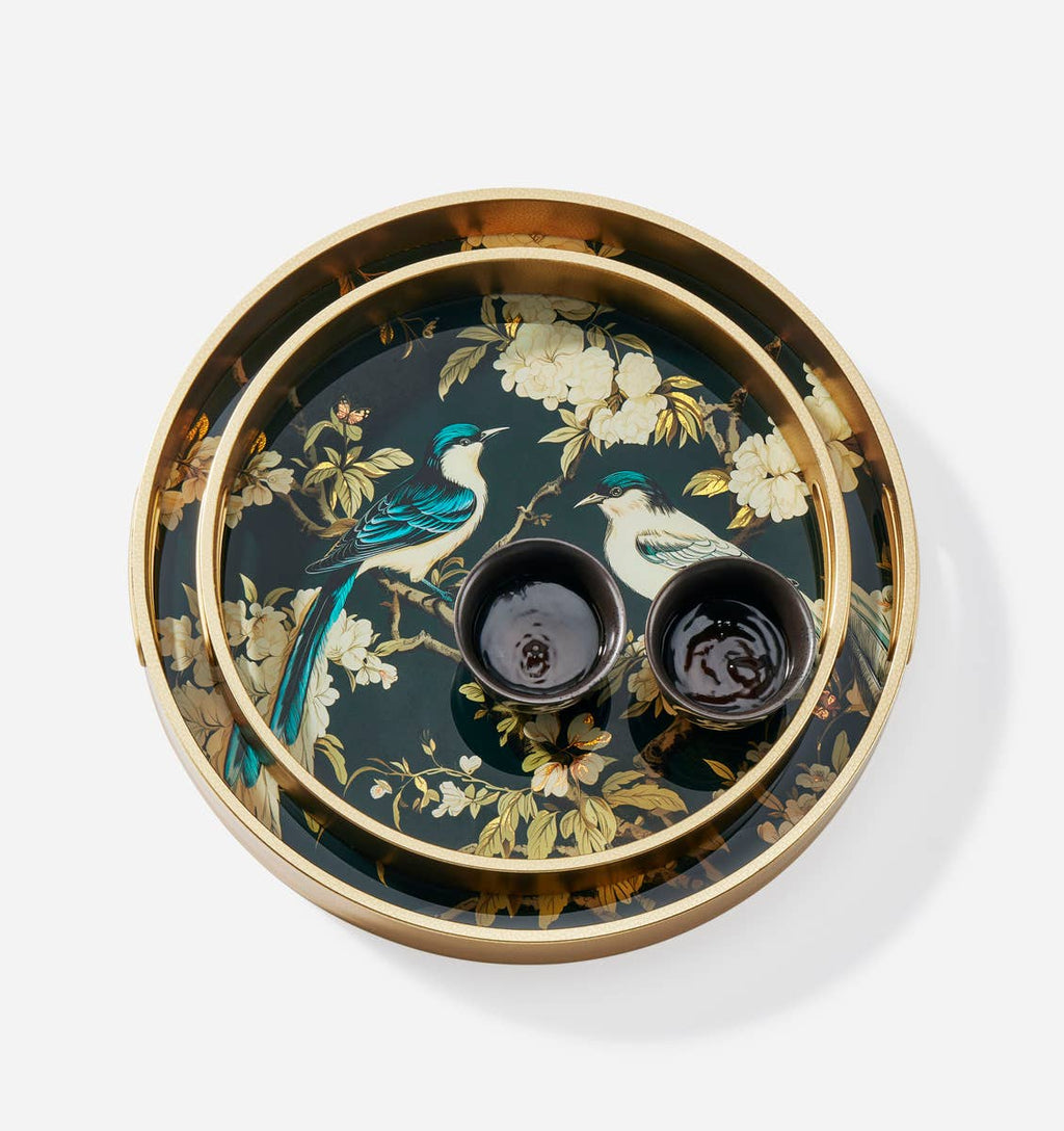 Bird & Blossom Nesting Trays | Set of 2