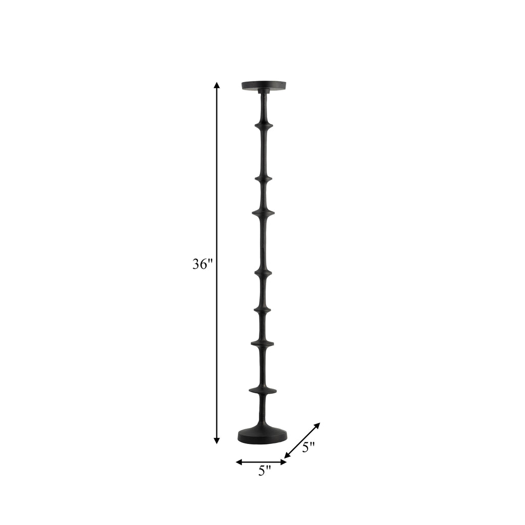 Floor Orb Pillar Candle Holder — 36 in