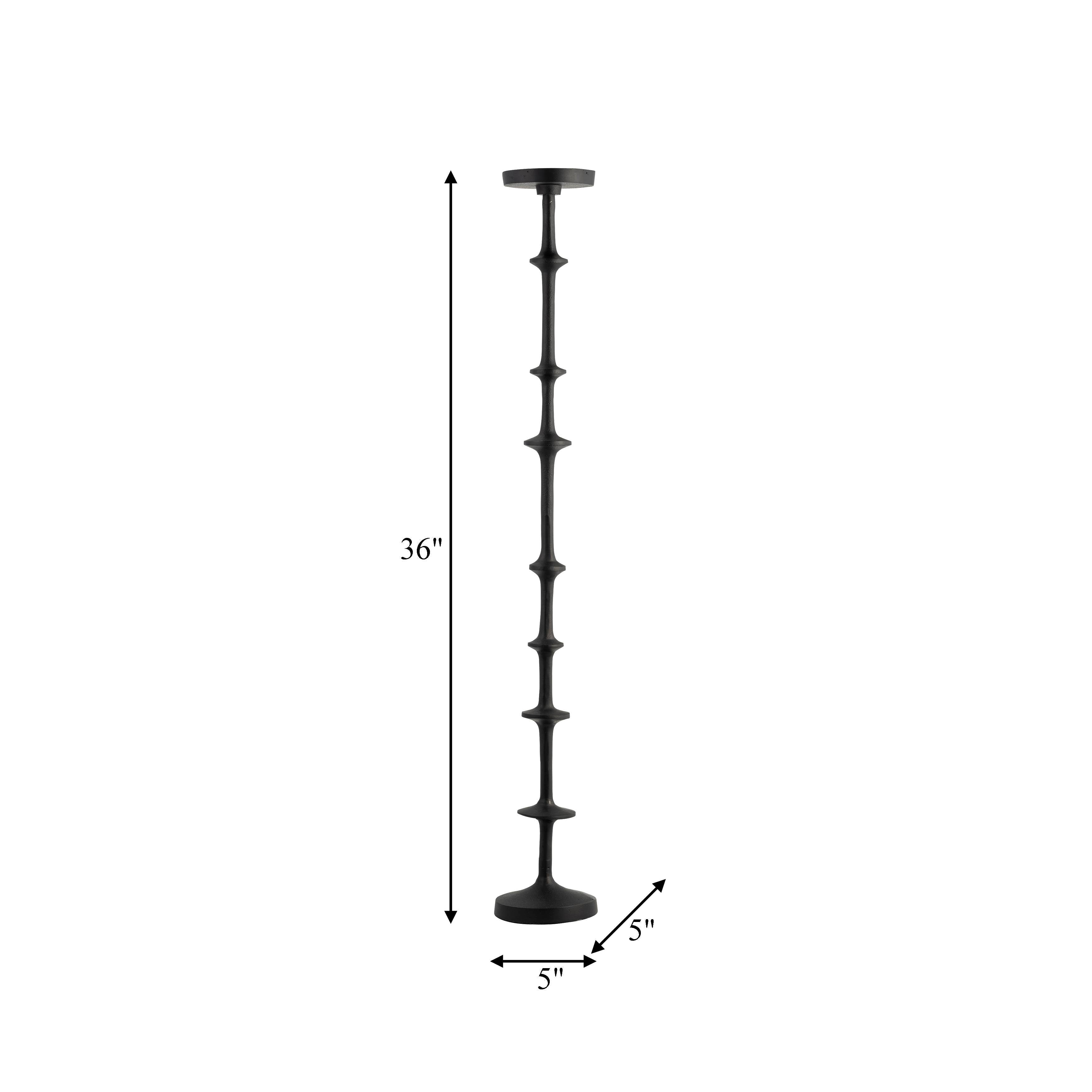 Floor Orb Pillar Candle Holder — 36 in