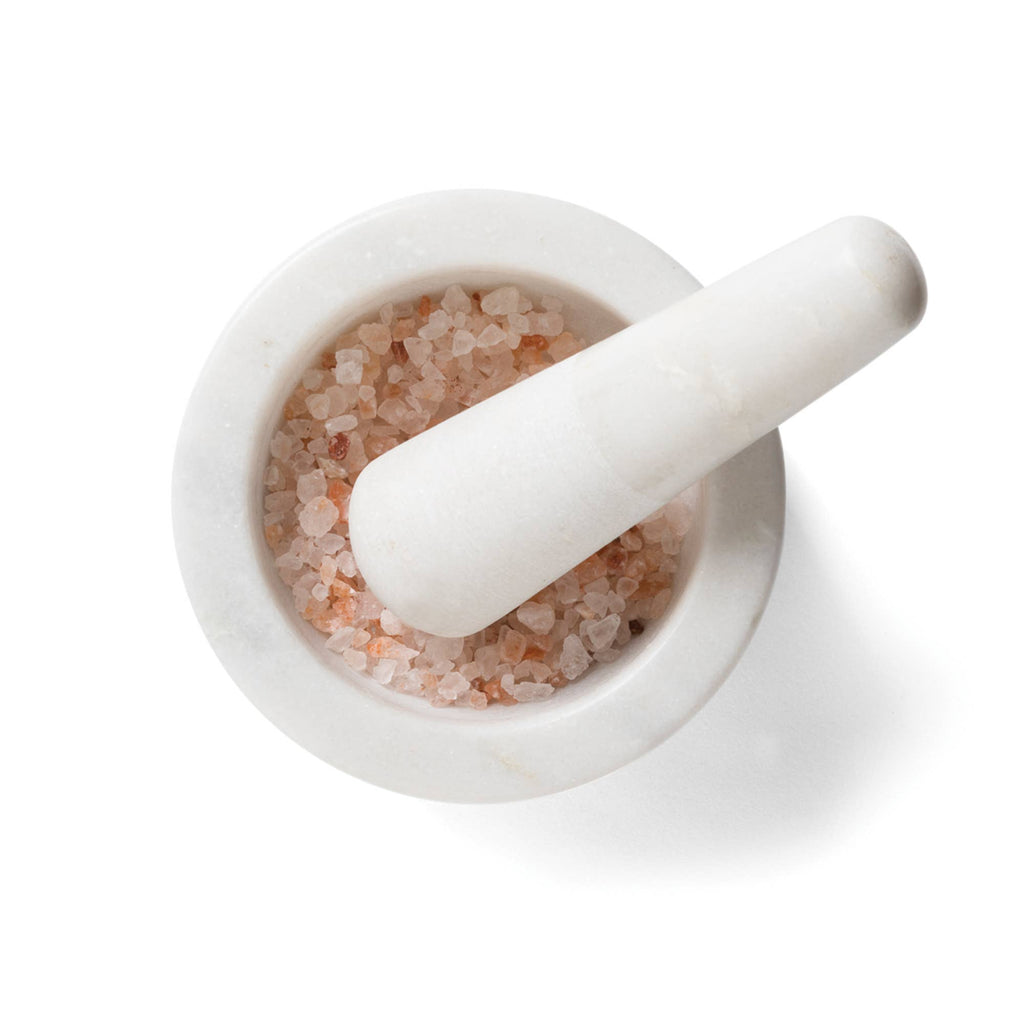 White Marble Mortar and Pestle