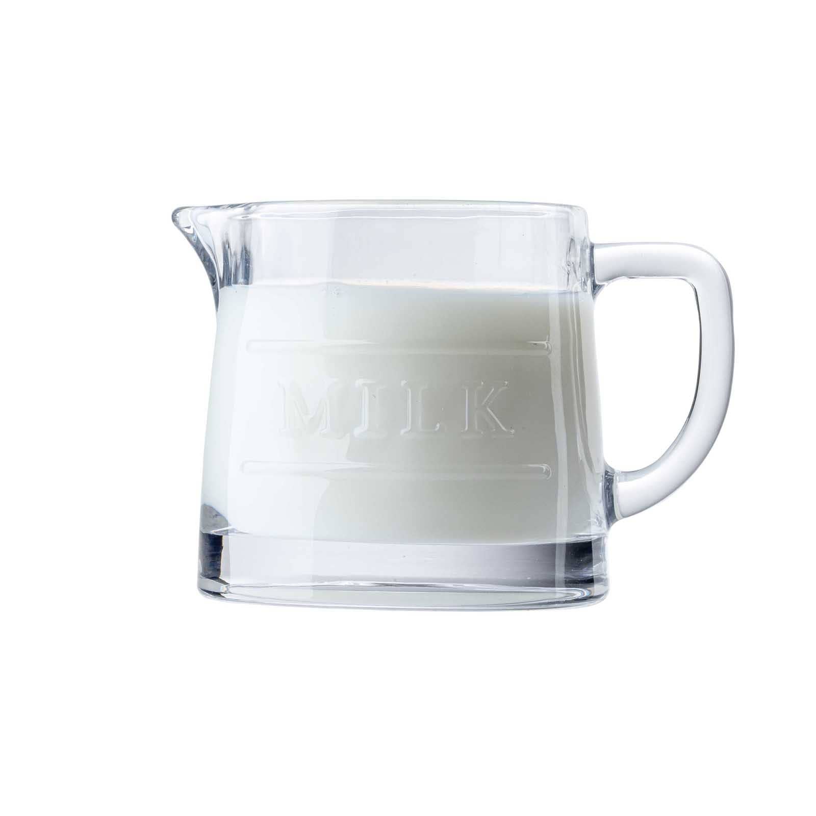 8 ounce Glass Milk Pitcher