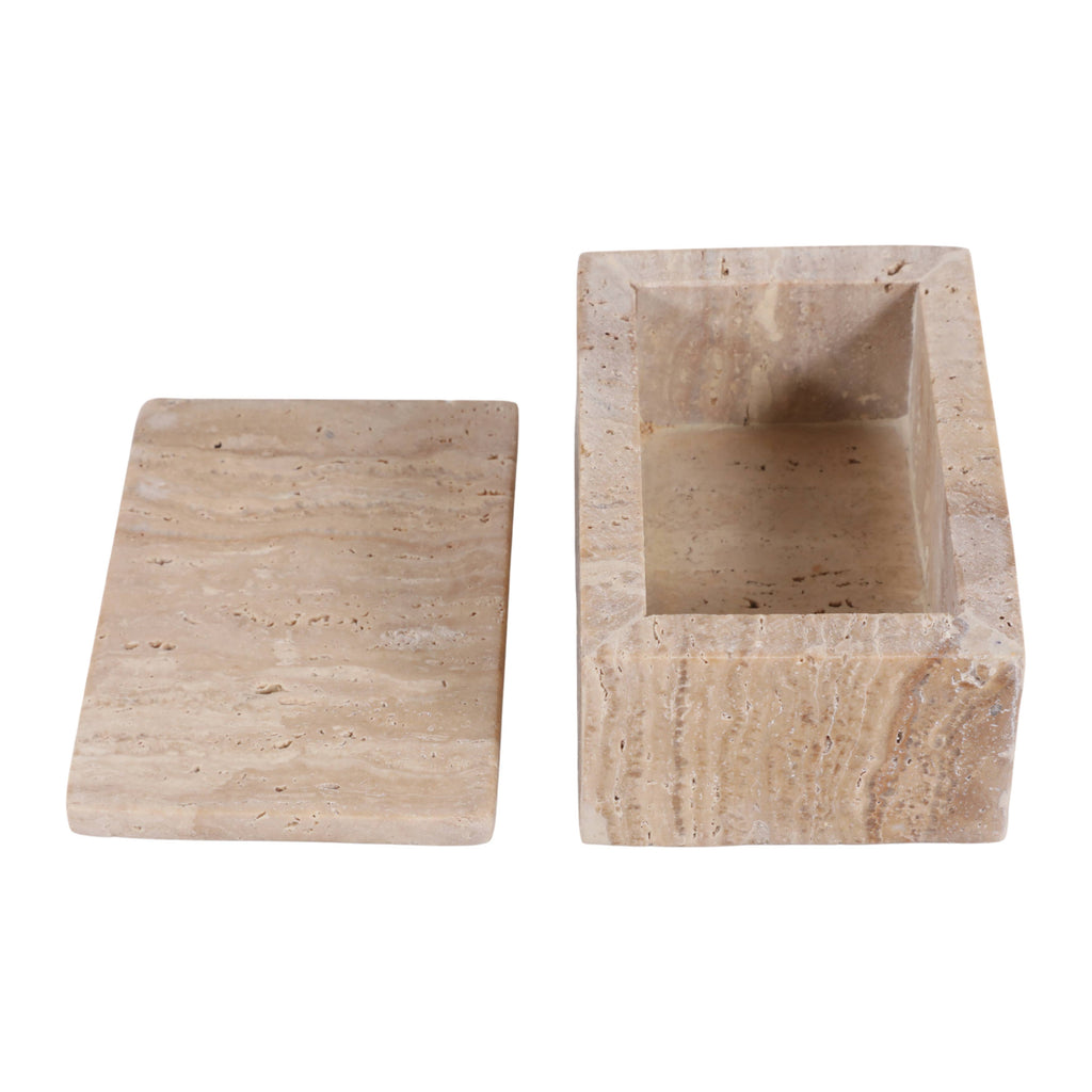 Travertine Rectangular Box