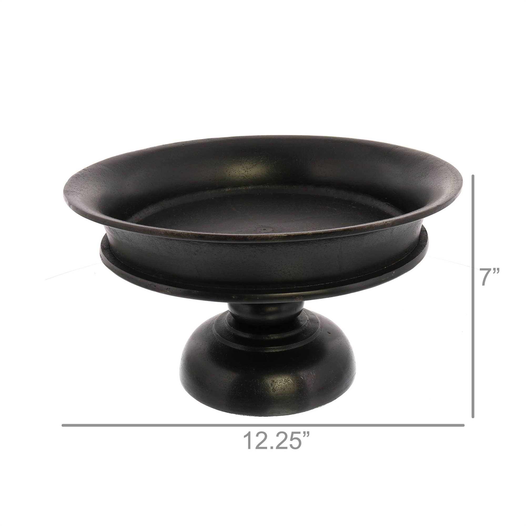 Kingston Pedestal Bowl — Small, Bronze