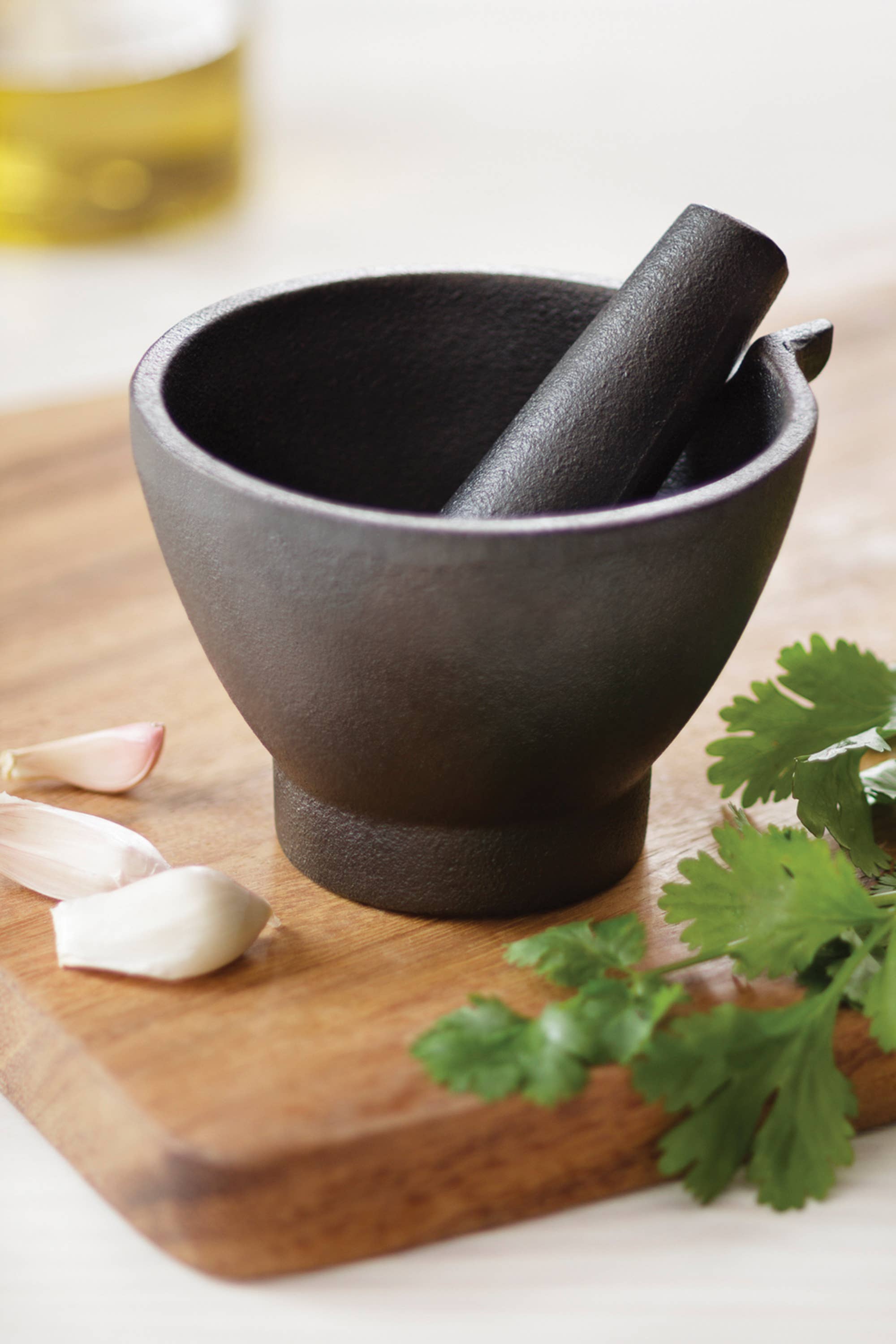 Cast Iron Mortar and Pestle
