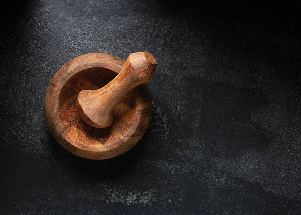 Acacia Mortar and Pestle