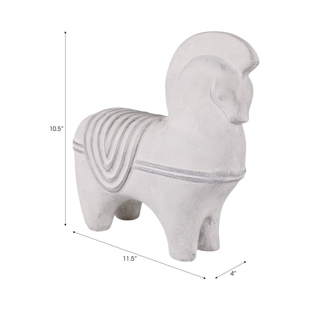 Ivory Horse Sculpture