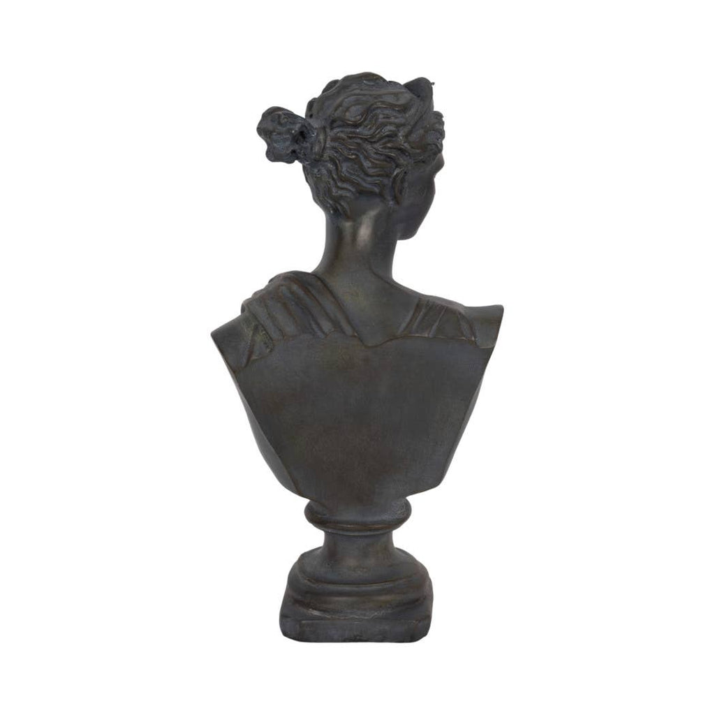 Grecian Bust Sculpture — Bronze Finish