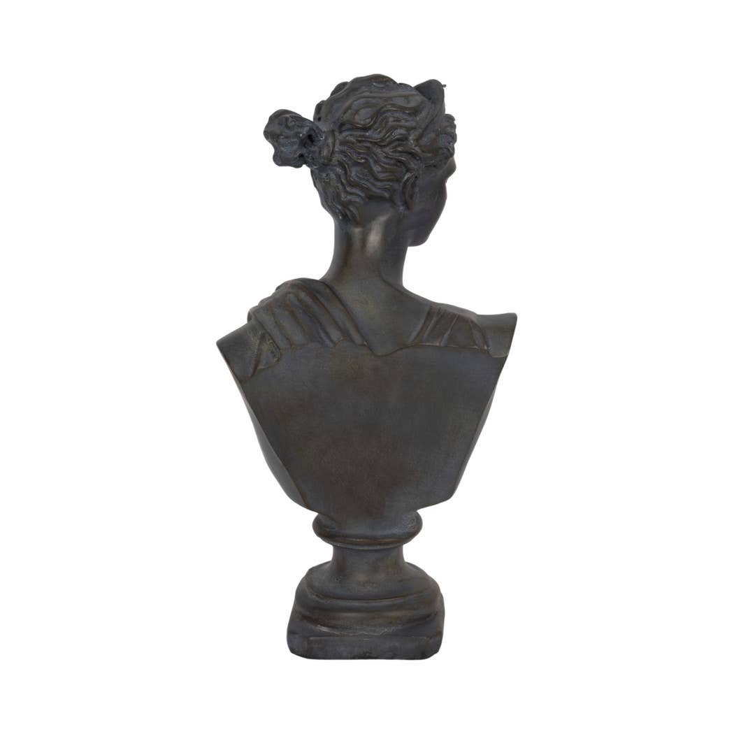 Grecian Bust Sculpture — Bronze Finish