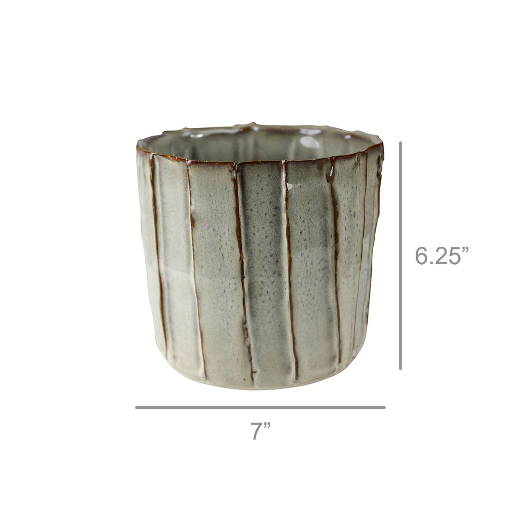 Ceramic Textured Utensil Crock