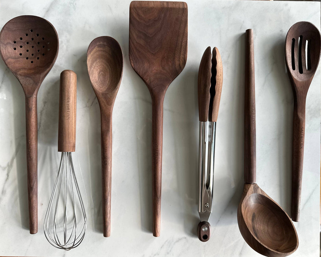 Walnut Wood Kitchen Utensils