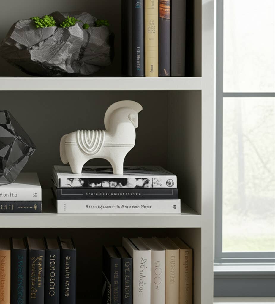 Ivory Horse Sculpture